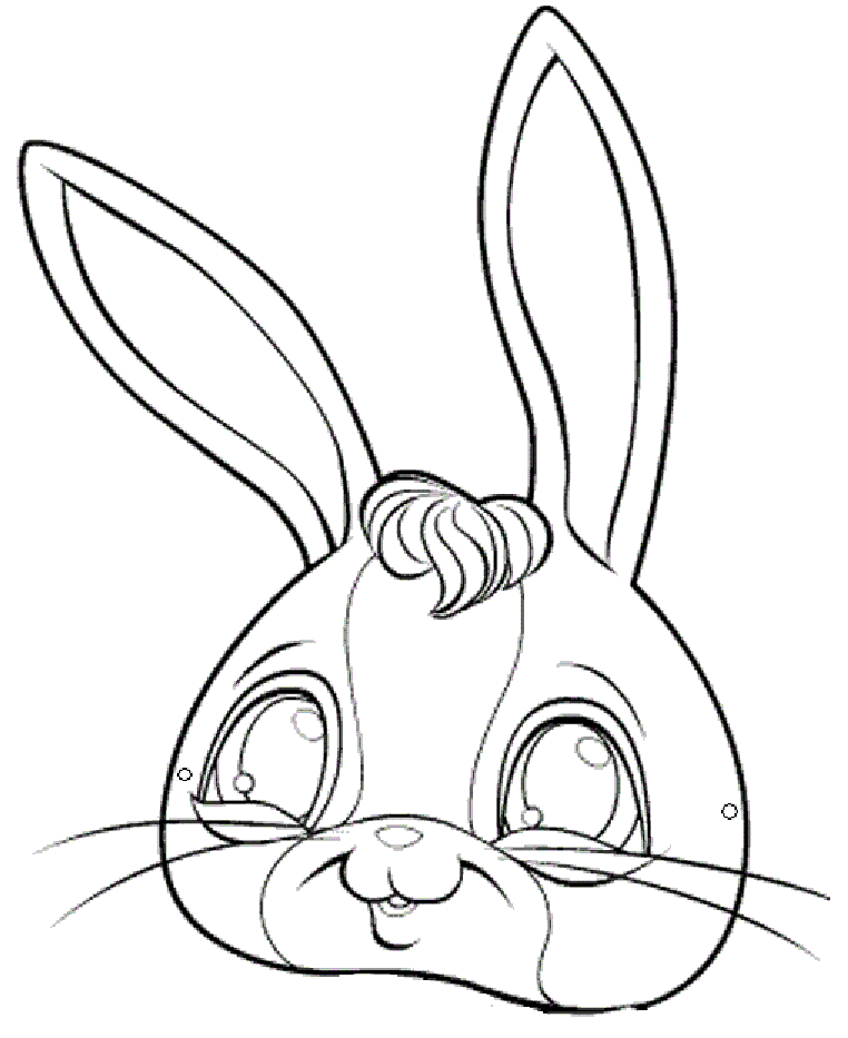 masque pet shop lapin